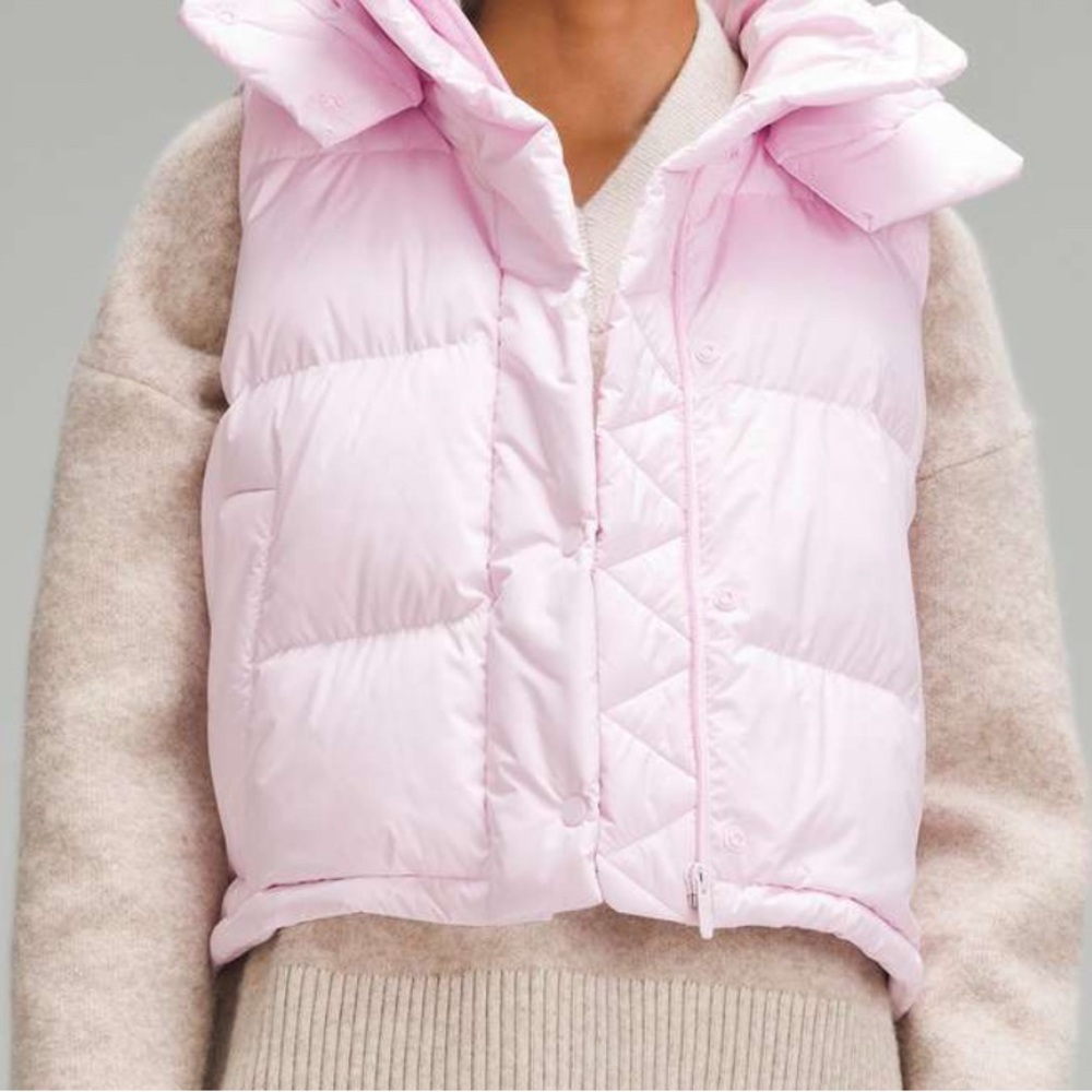 Lululemon Athletica Light Pink Puffer Vest